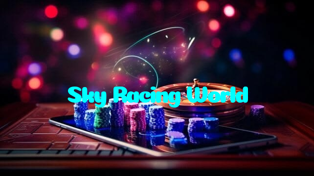 Sky Racing World casino presented on mobile device in Pakistan with slots and live games